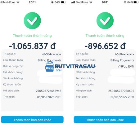 Lệnh rút ví trả sau Tnex mới cập nhật