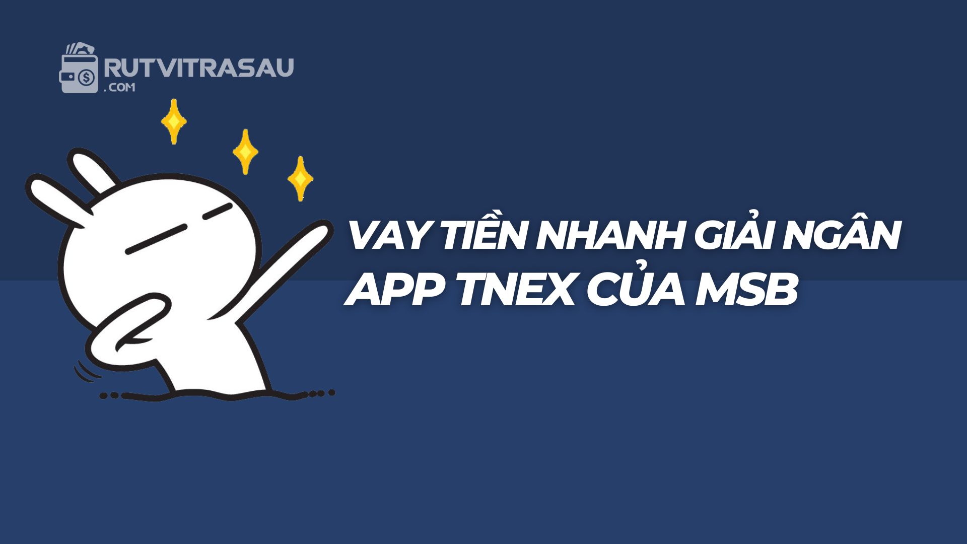 Cách vay tiền nhanh được giải ngân trên app Tnex của ngân hàng MSB